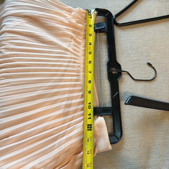 Bebe Soft Pink Pocket Pleated Maxi Skirt Small - Picture 7 of 11